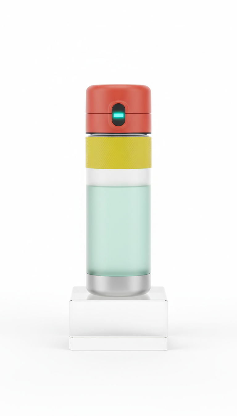 Smart water bottle in flash mint
