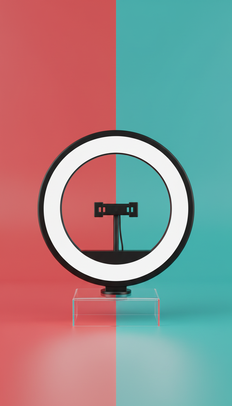 LED ring light with TikTok modes